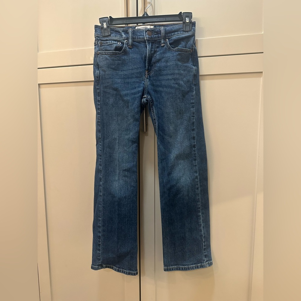 Abercrombie & Fitch Dark Blue bootcut Jeans- boys 9/10